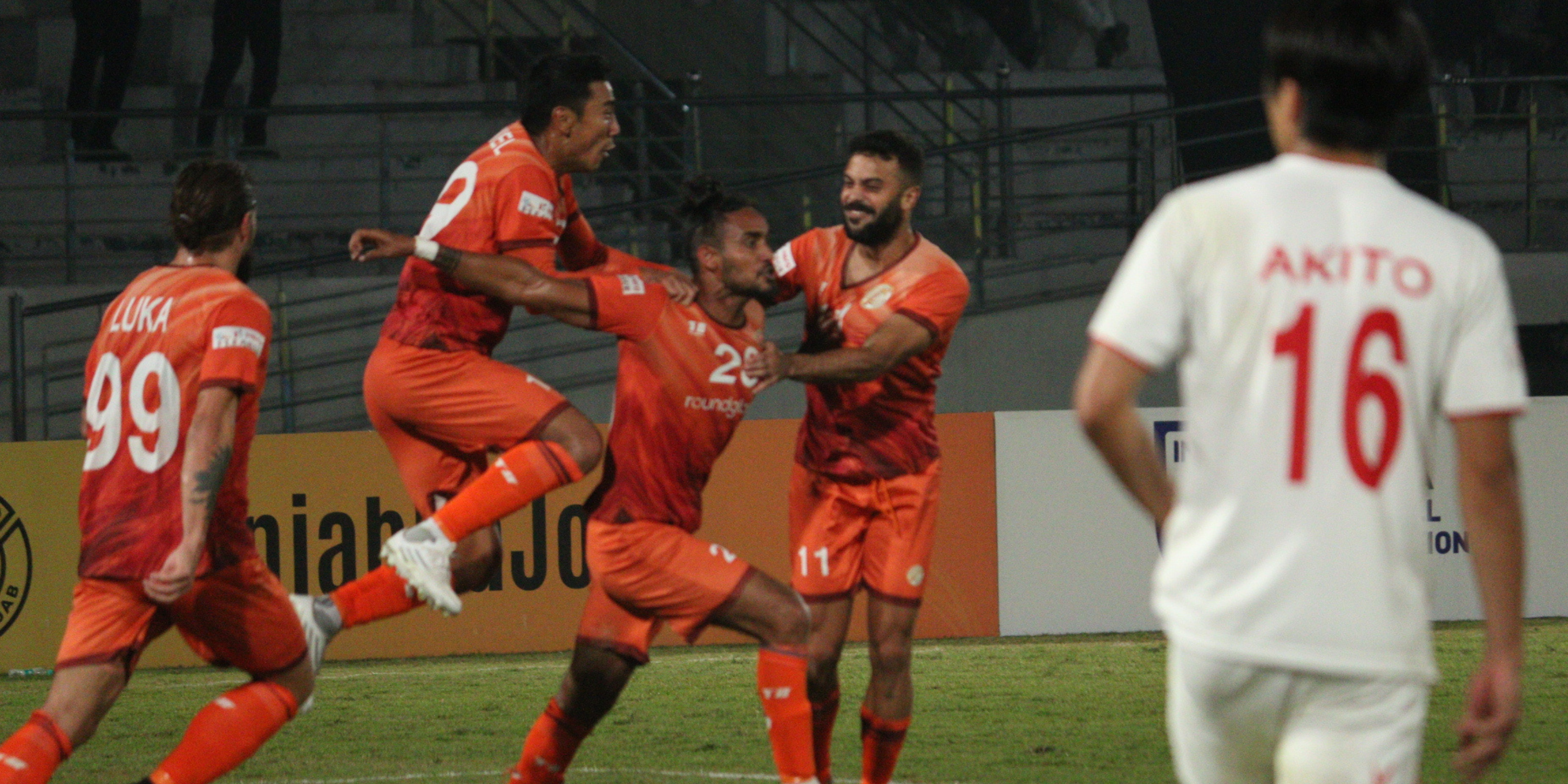 RoundGlass Punjab earn full points in a tough battle against Aizawl FC