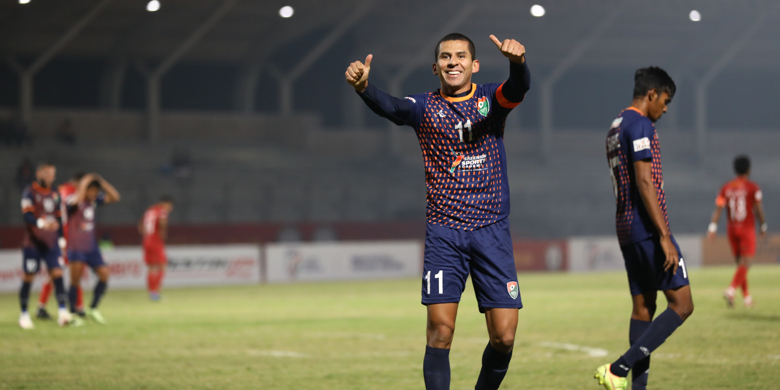 Castañeda hat-trick helps Sreenidi Deccan record comfortable win over Sudeva Delhi