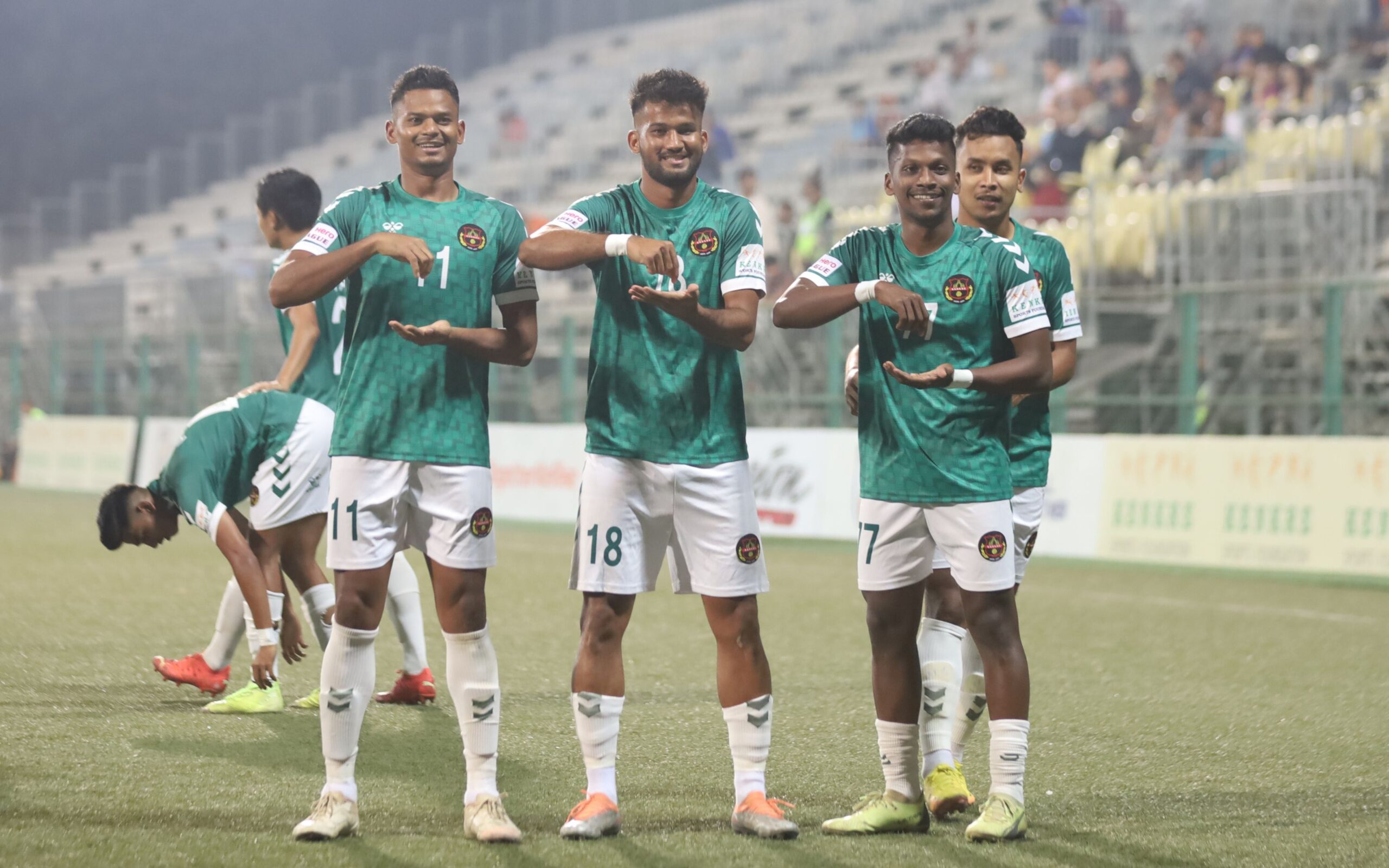 Goals and cards galore as Kenkre hold table toppers RoundGlass Punjab