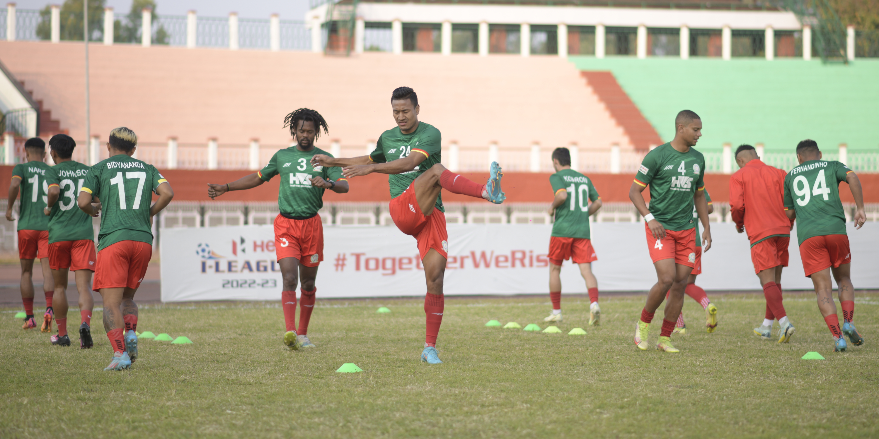TRAU and Aizawl teams lock horns in crucial tie