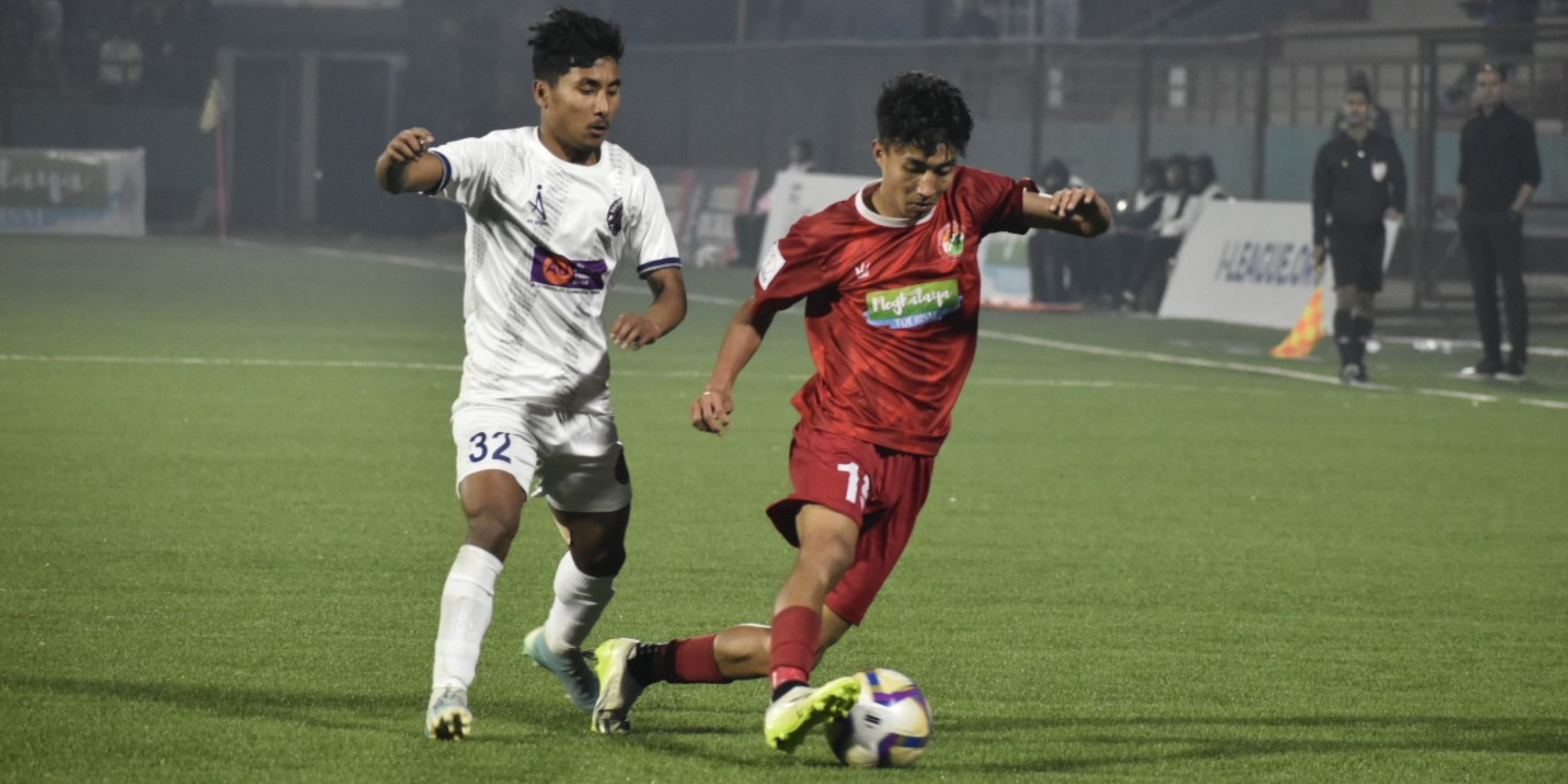 Rajasthan United strike twice in injury time to get a point from Shillong Lajong