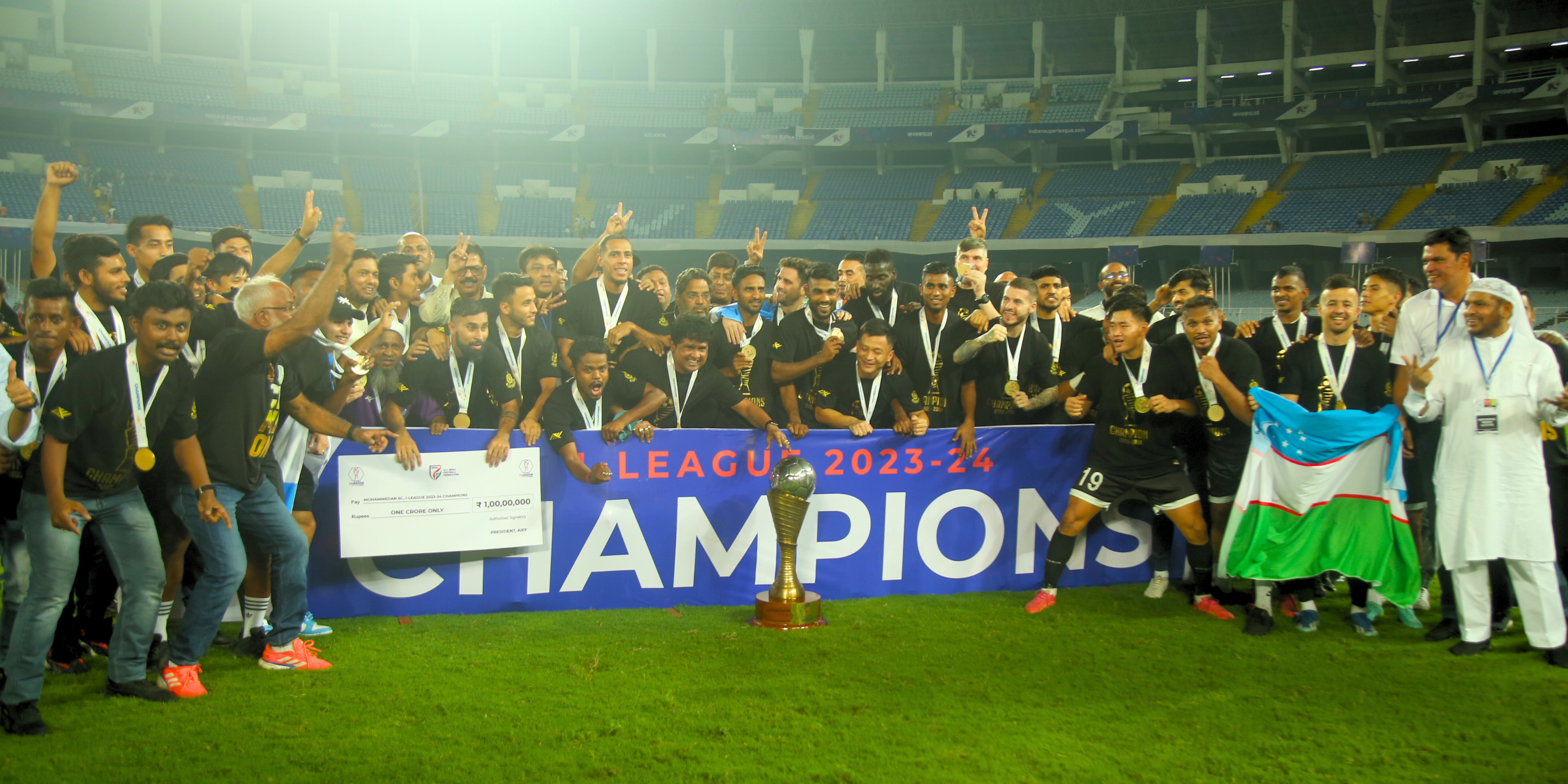 Mohammedan Sporting embrace history amidst thunderous cheers at Yuba Bharati Krirangan