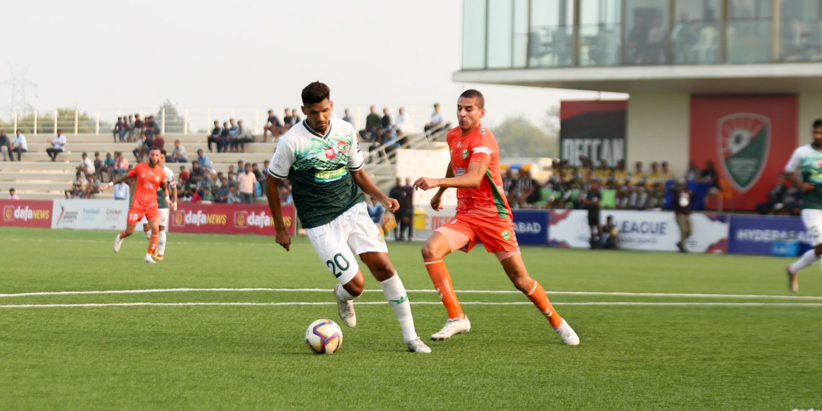 Drama at Deccan Arena: Sreenidi Deccan and Shillong Lajong jostle it out for a breathtaking 5-5 draw
