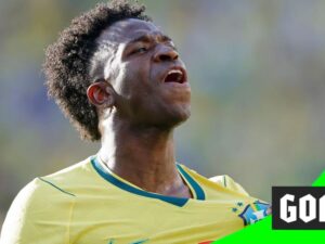 Vinicius Jr scores 'lightning bolt' equaliser for Brazil