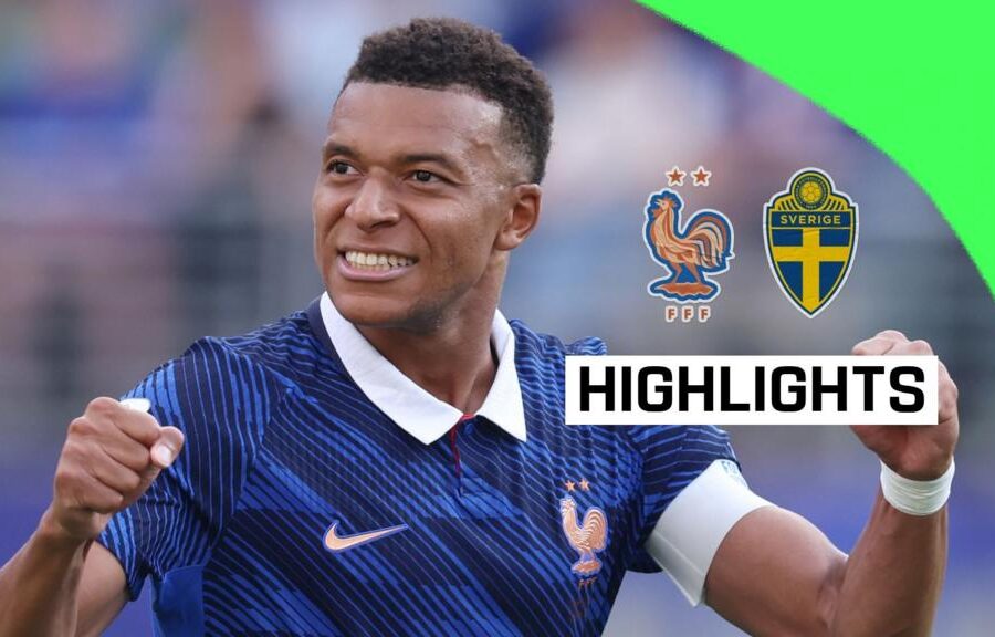 Mbappe scores twice as France dominate Sweden