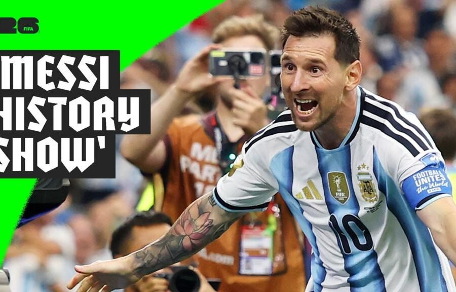 Messi adds another goal to his collection after breaking record