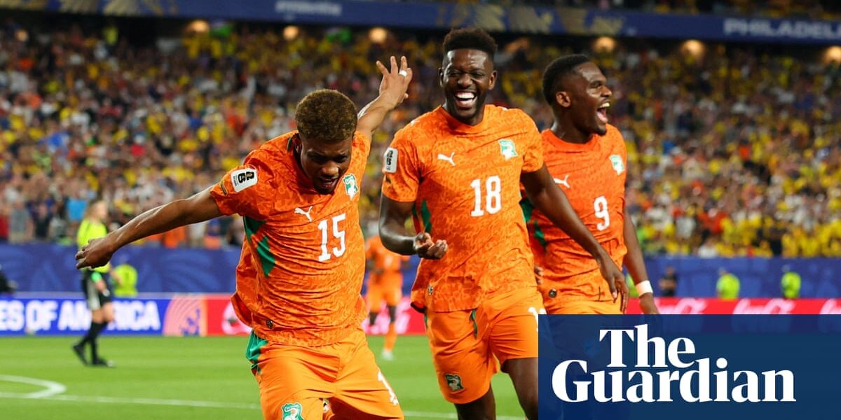 Amad Diallo scores 90th-minute winner as Côte d’Ivoire leave it late to sink Ecuador