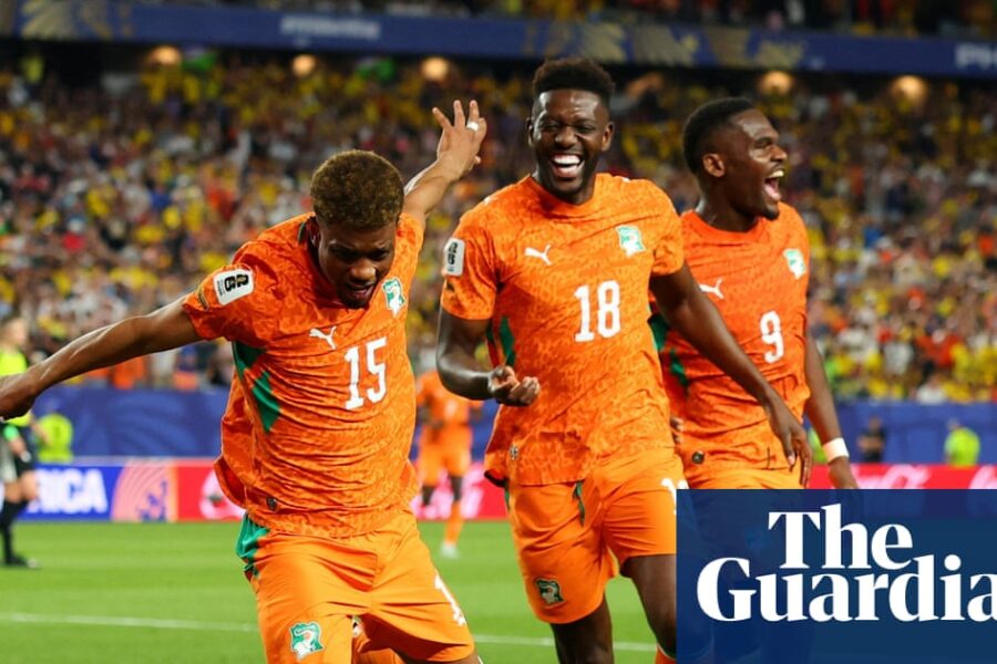 Amad Diallo scores 90th-minute winner as Côte d’Ivoire leave it late to sink Ecuador