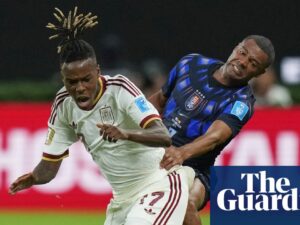 Spain’s Nico Williams hits out at ‘completely unnecessary’ Uruguay tackle that injured him