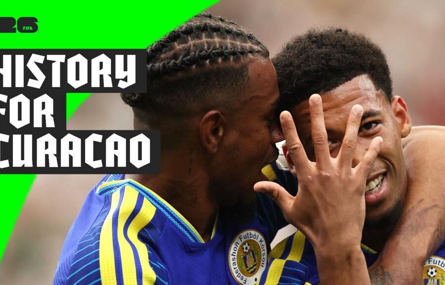 Comenencia scores Curacao's first-ever World Cup goal