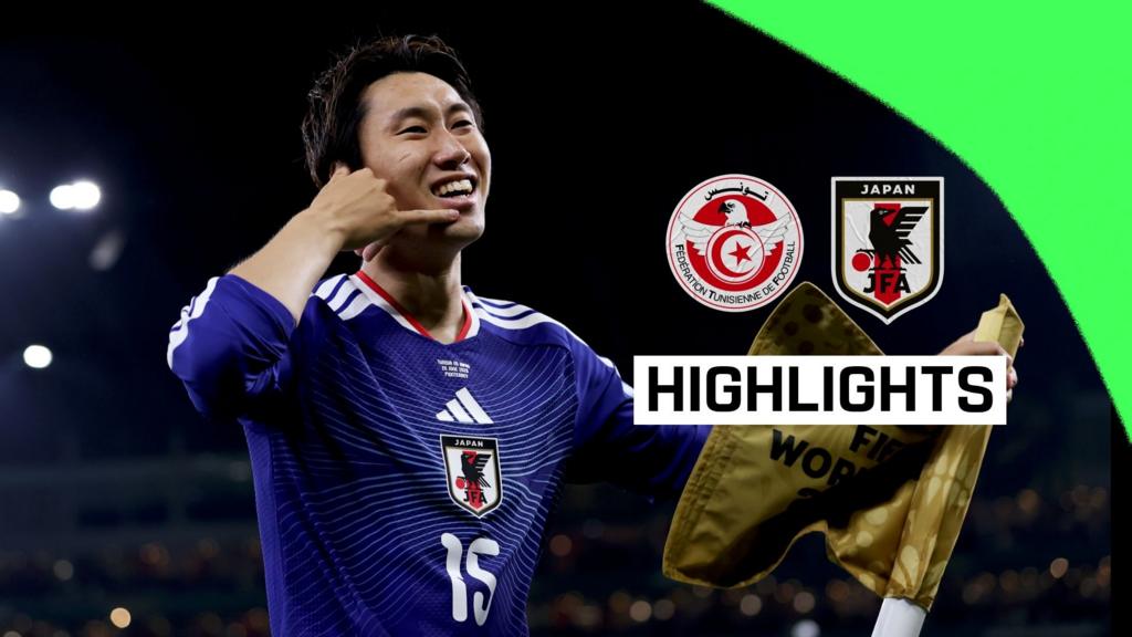 Japan run riot as Tunisia eliminated in Renard’s first game