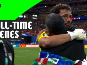 Emotional full-time scenes as Cape Verde celebrate 0-0 draw against Spain