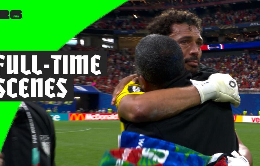 Emotional full-time scenes as Cape Verde celebrate 0-0 draw against Spain