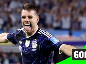 Lo Celso marks his World Cup debut with a fantastic free-kick