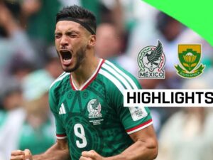Three red cards shown as Mexico beat South Africa in World Cup opener