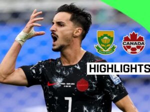Canada into last 16 with late winner against South Africa