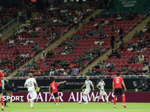 Fans on concourses instead of in seats, claims Fifa