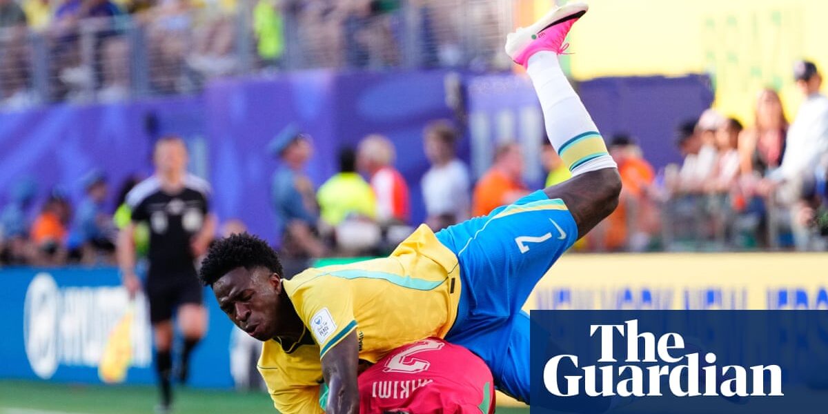 Vinícius Júnior rescues lacklustre Brazil as Morocco earn deserved World Cup draw
