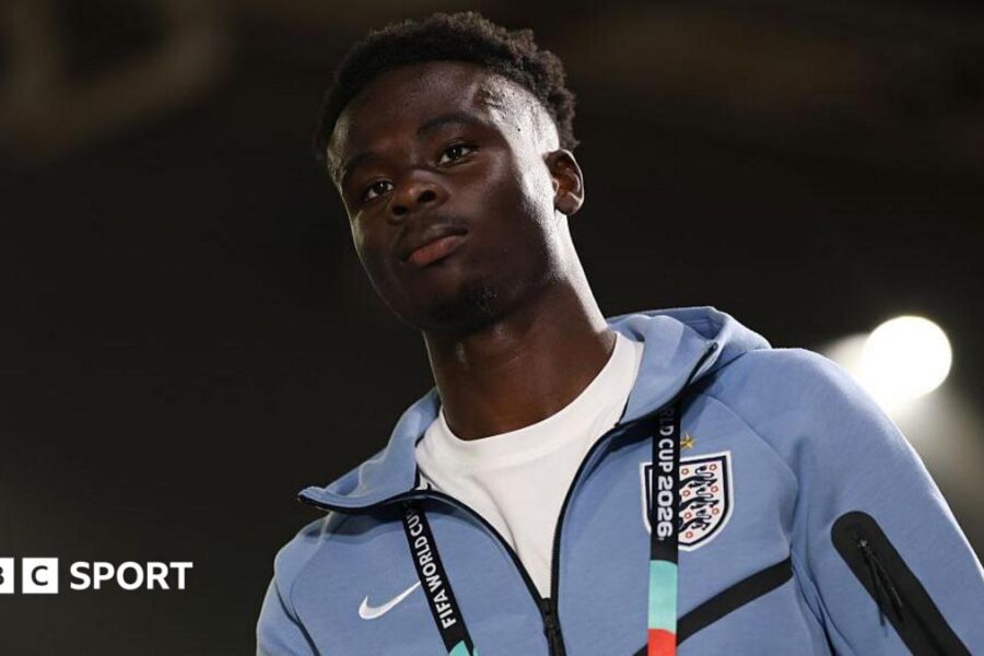 Saka trains alone as England prepare for Ghana game
