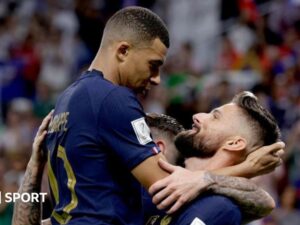The celebration photo that sums up my relationship with Mbappe – Giroud