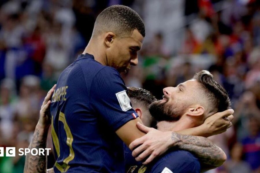 The celebration photo that sums up my relationship with Mbappe - Giroud