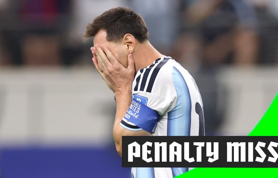 'He is human' - Messi misses from the spot as he chases scoring record