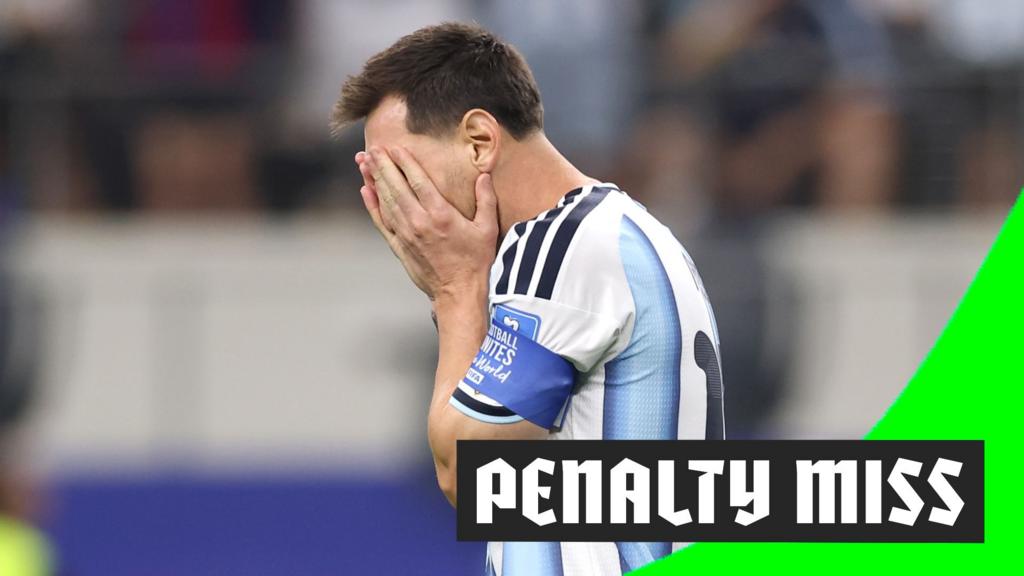 ‘He is human’ – Messi misses from the spot as he chases scoring record