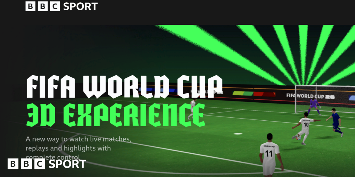 What is BBC’s 3D Live Match Experience and how does it work?