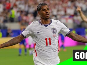 Substitute Rashford guides home England's fourth against Croatia
