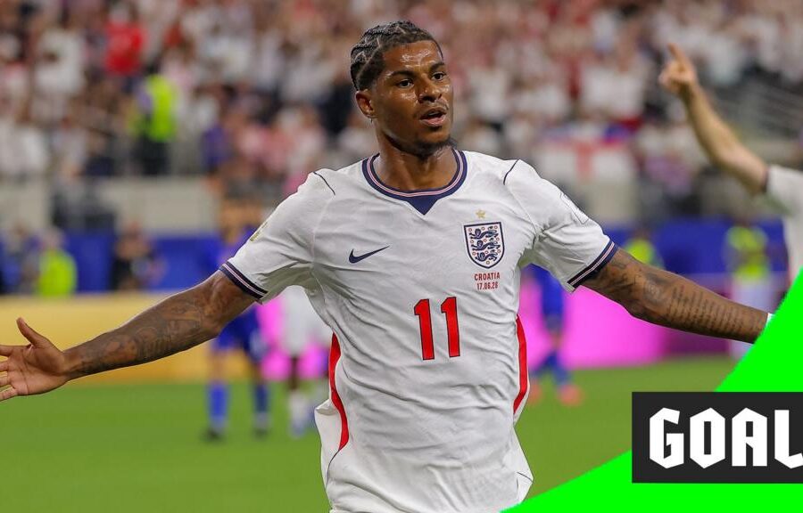 Substitute Rashford guides home England's fourth against Croatia