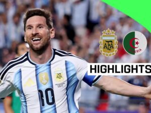 Highlights: Messi equals Klose scoring record with hat-trick against Algeria