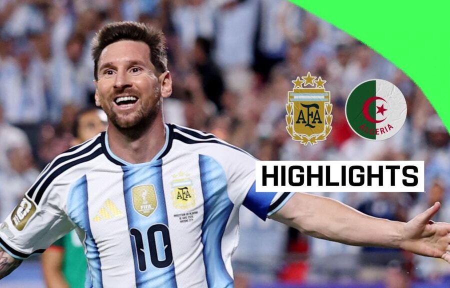 Highlights: Messi equals Klose scoring record with hat-trick against Algeria
