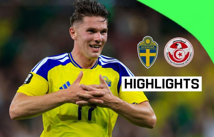 Gyokeres & Isak score as Sweden put five past Tunisia