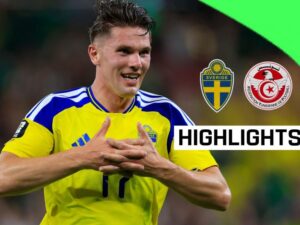 Gyokeres & Isak score as Sweden put five past Tunisia