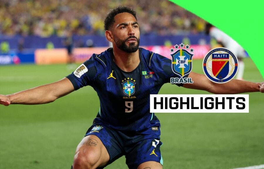 Cunha scores twice as Brazil beat Haiti