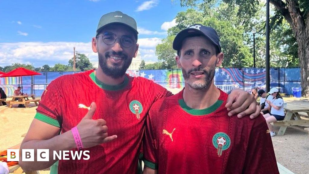 ‘Even the Coke is big’ – visiting World Cup fans take in US culture