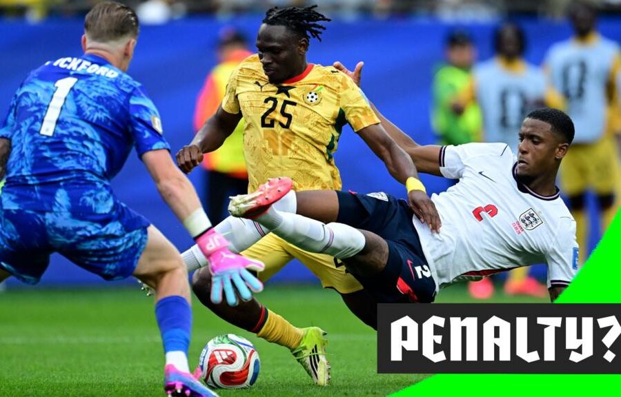 'Anxious moment for England' - should this have been Ghana penalty?