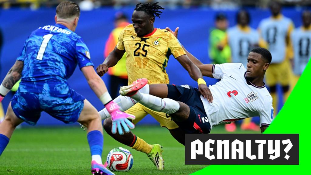 ‘Anxious moment for England’ – should this have been Ghana penalty?