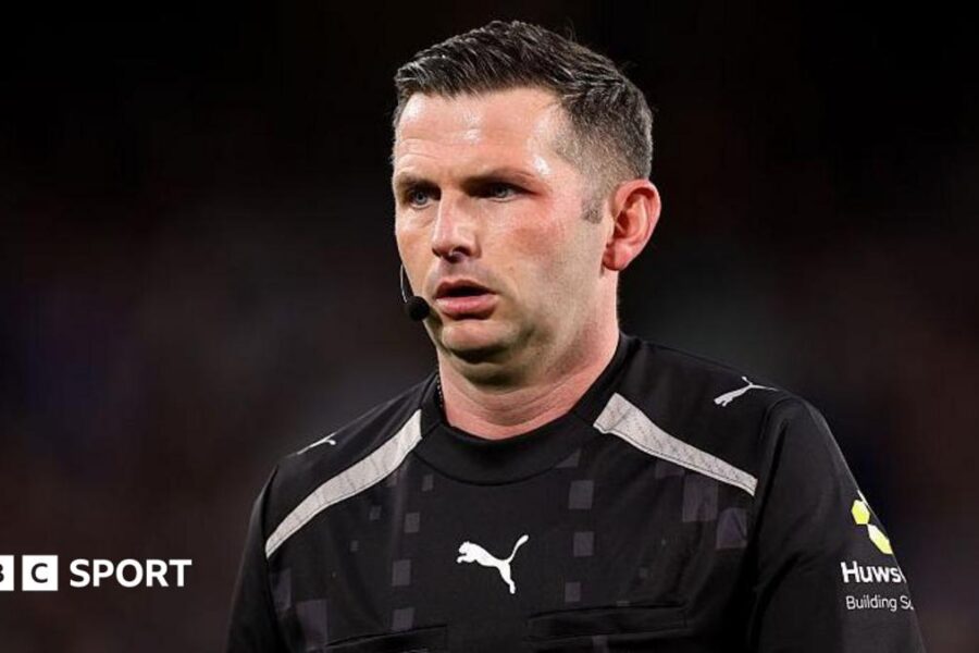 Injured referee Oliver to miss World Cup match