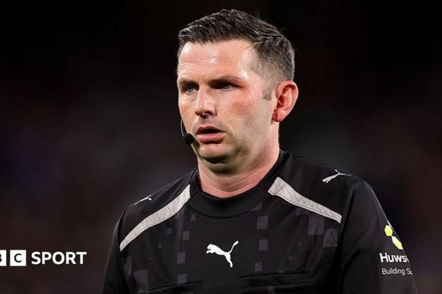 Injured referee Oliver to miss World Cup match