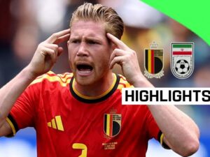Ten-man Belgium remain winless after draw with Iran
