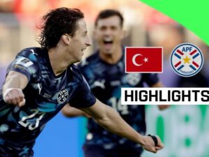 10-man Paraguay knock out Turkey despite Almiron red card