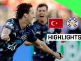10-man Paraguay knock out Turkey despite Almiron red card