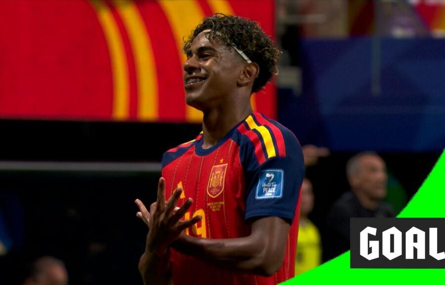'He's arrived' - Lamine Yamal scores the opener for Spain