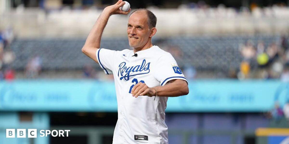 Tuchel throws first pitch as England enjoy downtime