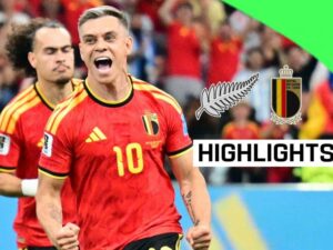 Belgium thrash New Zealand to win Group G