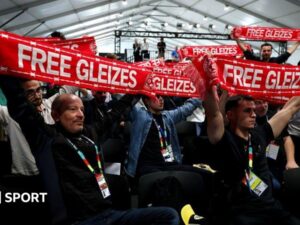 Empty seat at World Cup for imprisoned French sports journalist