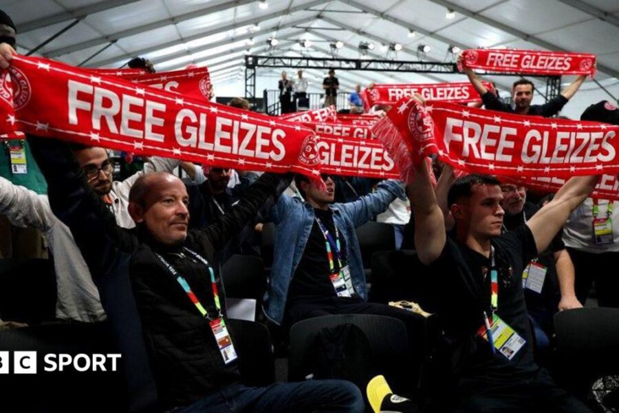 Empty seat at World Cup for imprisoned French sports journalist