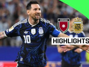 Messi comes off the bench to score as Argentina beat Jordan