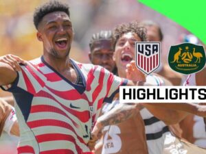 USA qualify for last 32 after comfortable win over Australia